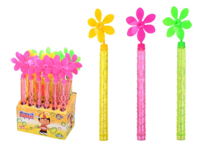 Set 24 Baloane de Săpun Bagheta cu Morișcă, 38cm