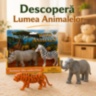 Set 2 Animale Sălbatice pentru Copii Modele Aleatorii