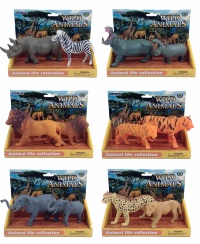 Set 2 Figurine Animale din Junglă | image