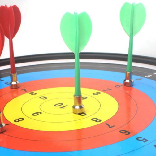 Tablă de Darts Magnetică Dublă 42 cm – Joc Interactiv cu 6 Săgeți