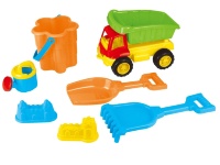 Set Camion pentru Nisip: Găleată, Ustensile și Forme pentru Joacă Creativă | image