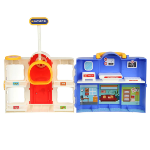 Set Spital Veterinar – Joc de Rol cu Animăluțe și Accesorii