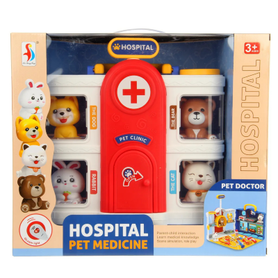Set Spital Veterinar – Joc de Rol cu Animăluțe și Accesorii | image