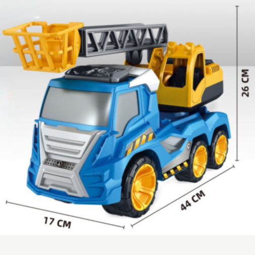 Camion Interactiv cu Macara și Platformă Mobilă (culoare aleatorie)