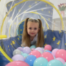 Set Cort de Joacă 3 în 1 pentru Copii, Castel Albastru cu Tunel și Piscină de Bile, Interior și Exterior
