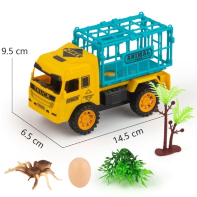 Camion transport animale cu accesorii safari (culoare aleatorie) | image