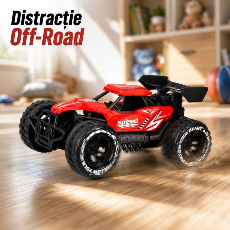 Mașină off-road pentru copii cu roți mari pentru distracție racing