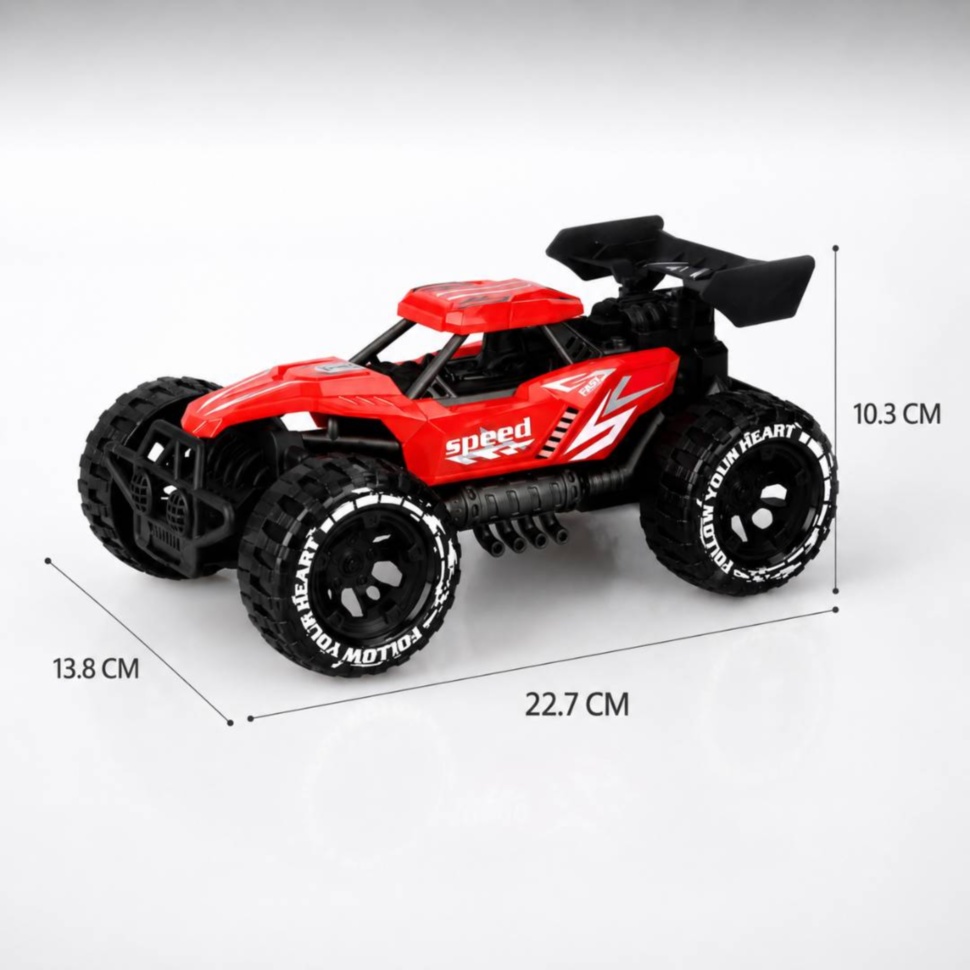 Dimensiune reală mașină off-road cu inerție pentru copii