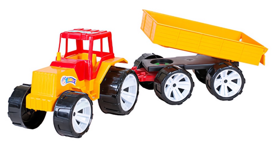 Tractor cu Remorcă, 63cm 