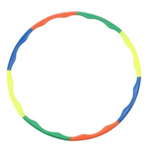 Set Hula Hoop colorat – Spin It, diametru 64 cm