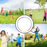 Set Hula Hoop colorat – Spin It, diametru 64 cm