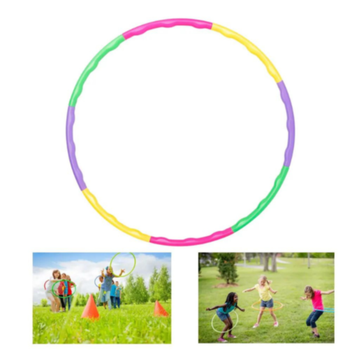 Set Hula Hoop colorat – Spin It, diametru 64 cm