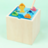 Cub Montessori Lemn 8 în 1 cu Legume și Pescuit