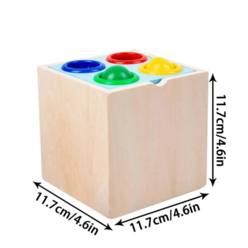 Cub Montessori Lemn 8 în 1 cu Legume și Pescuit Cub Montessori Lemn 8 în 1 cu Legume și Pescuit