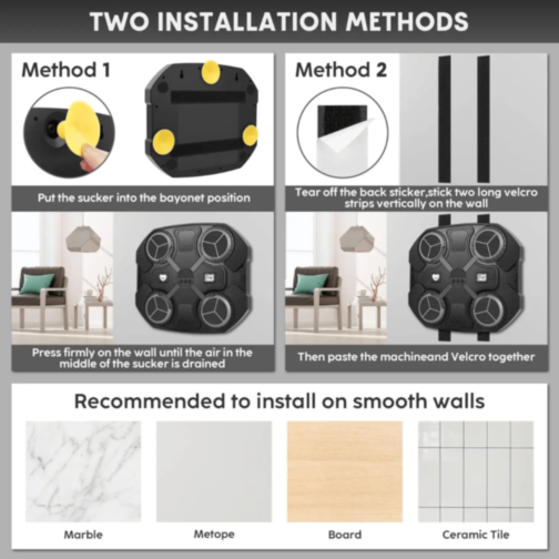 Panou Interactiv de Box cu Lumină și Muzică Panou Interactiv de Box cu Lumină și Muzică