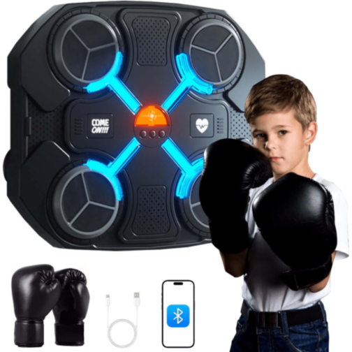 Panou Interactiv de Box cu Lumină și Muzică Panou Interactiv de Box cu Lumină și Muzică