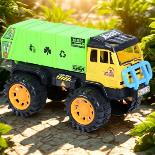 Camion de gunoi pentru copii, jucărie reciclare