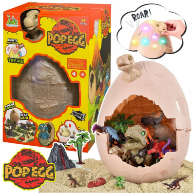 Ou Dinozaur cu Figurine și Decor Preistoric | image