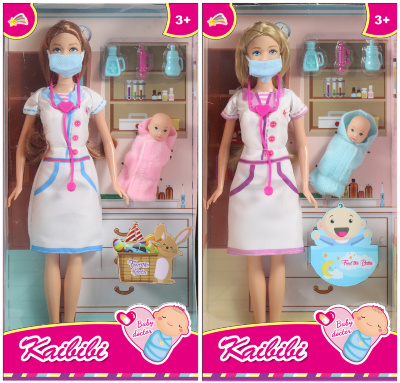 Păpușa Pediatru cu Bebe Pacient | image