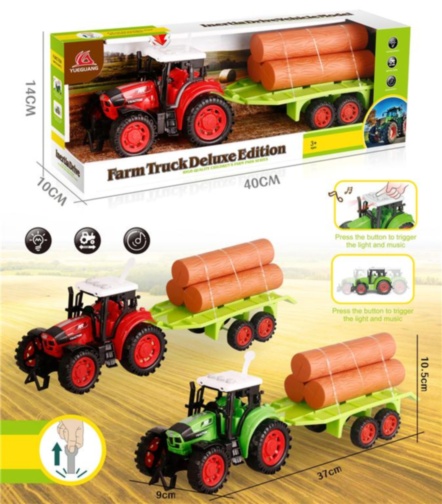 Tractor cu Lemne, Sunete și Luminițe