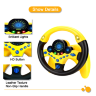 Volan interactiv pentru copii, cu sunete și lumini