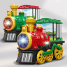 Tren Interactiv cu Efect de Fum și Lumini (culoare aleatorie)