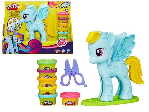 Set  Crează-ți Propriul Ponei  cu Plastilina în 6 Culori