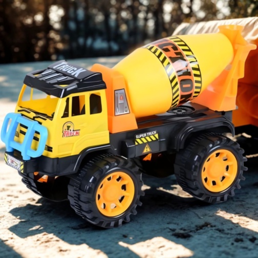 Camion betonieră pentru copii, jucărie de construcții