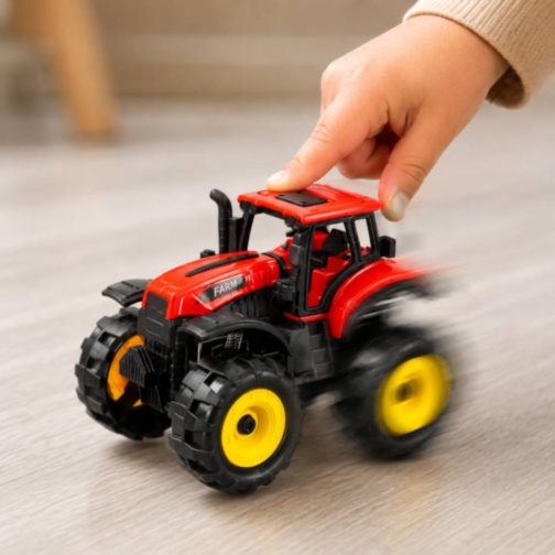 Mini Tractor cu Inerție și Roți Mari Offroad