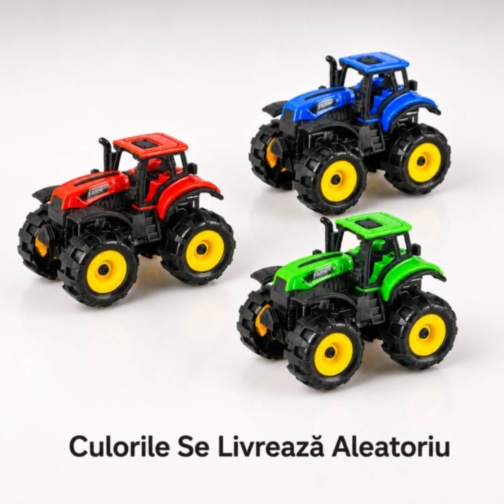 Mini Tractor cu Inerție și Roți Mari Offroad