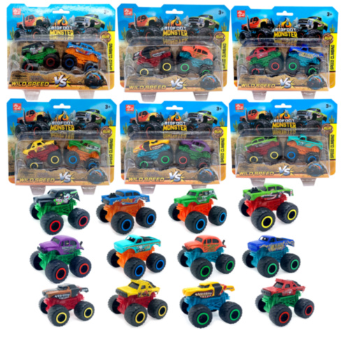 Set 2 Mașinuțe Monster Trucks