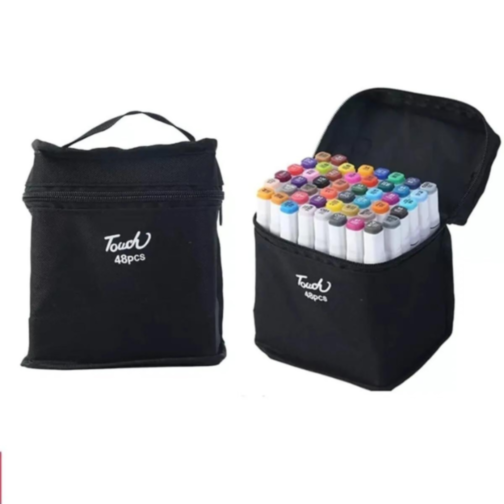 Set Markere cu Două Vârfuri - 48 Culori