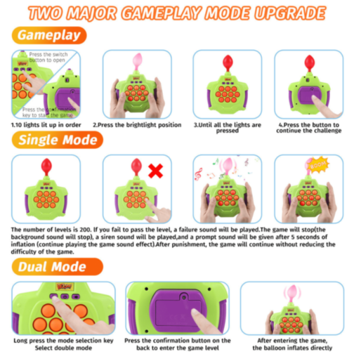 Quick Burst Joc Interactiv cu Balon și Lumini