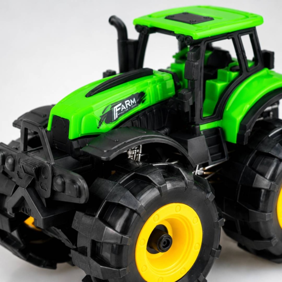 Detalii tractor Monster Truck cu roți mari off-road
