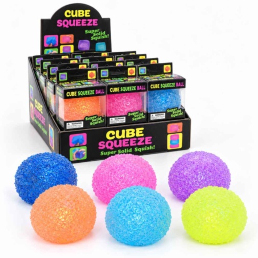 Minge squishy senzorială texturată și elastică pentru copii 3+