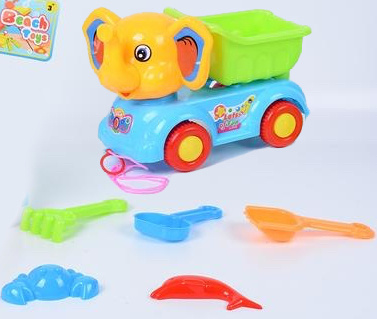 Camionul Elefant cu 5 Piese de Nisip, 25cm | image