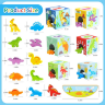 Set educativ de stivuire și echilibrare cu dinozauri
