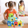 Set educativ de stivuire și echilibrare cu dinozauri