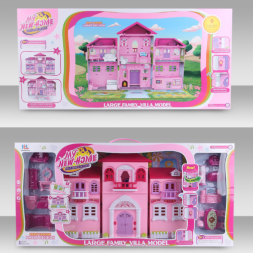 Vila de Jucărie My New Home - Casă Interactivă cu Mobilier