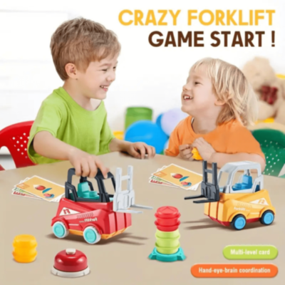 Set Joc cu 2 Stivuitoare Galben și Roșu | image