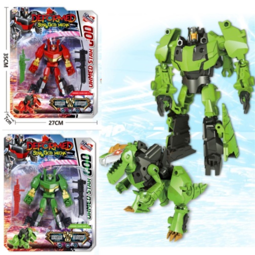 Robot transformabil dinozaur 2 în 1 (culoare aleatorie)