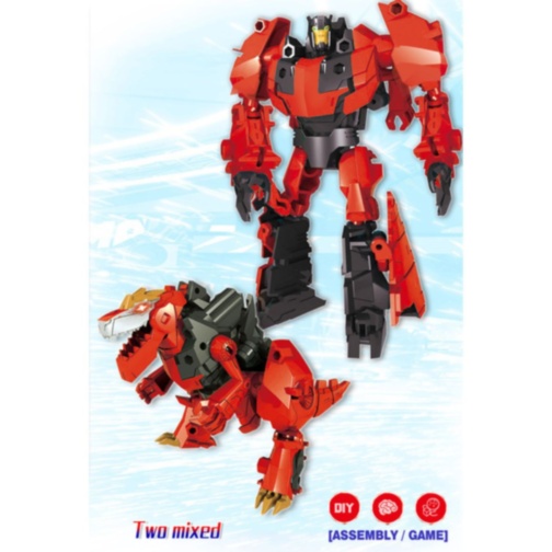 Robot transformabil dinozaur 2 în 1 (culoare aleatorie)