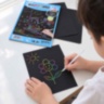 Set creativ Scratch Paper cu 10 foi curcubeu