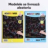 Set creativ Scratch Paper cu 10 foi curcubeu