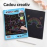 Set creativ Scratch Paper cu 10 foi curcubeu