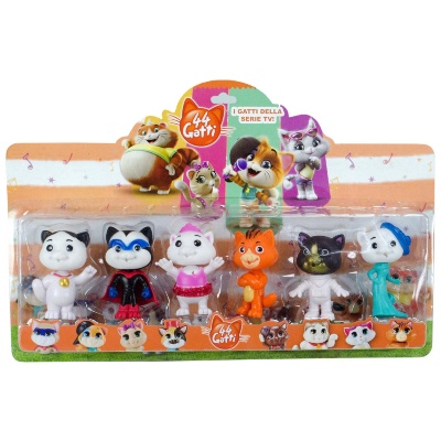 44 Pisici, Set 6 Figurine | image