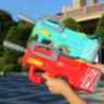 Pistol Electric cu Apă P90, Reîncărcabil USB, Jet Puternic (culoare aleatorie)