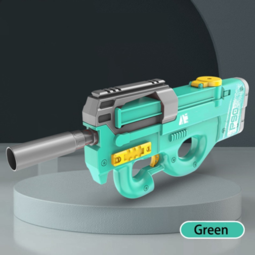 Pistol Electric cu Apă P90, Reîncărcabil USB, Jet Puternic (culoare aleatorie)