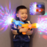 Pistol Spațial cu Lumină Rotativă și Sunete