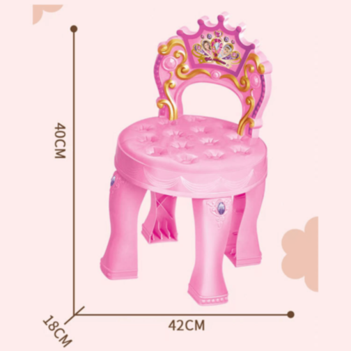 Masa de Toaletă pentru Fetițe cu Accesorii 